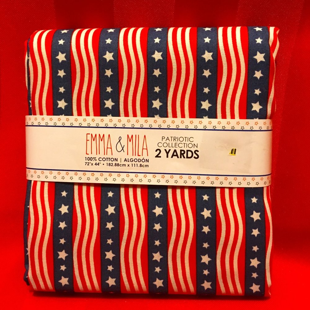 NWT Patriotic Fabric